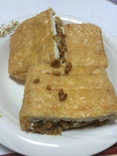 栃尾の油揚げ 納豆入り カリッと焼き-レシピのメイン写真