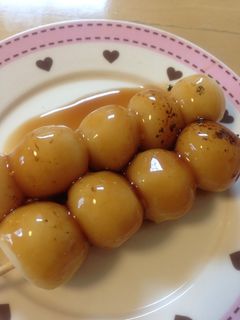 タレはレンジで☆簡単みたらし団子-レシピのメイン写真