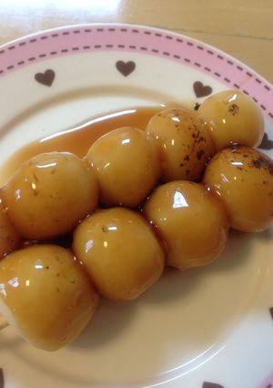 タレはレンジで☆簡単みたらし団子-レシピのメイン写真
