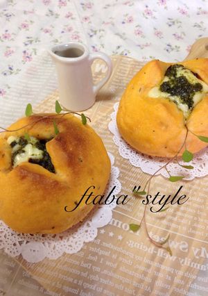 トマトバジルチーズぱん♧ドライトマトin-レシピのメイン写真
