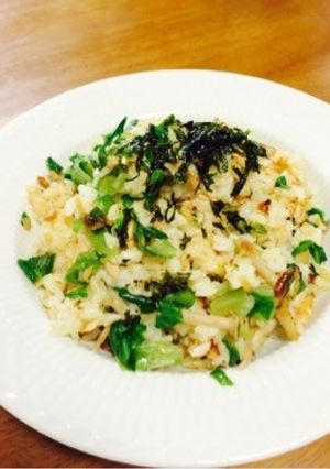 ツナマヨdeレタス炒飯-レシピのメイン写真