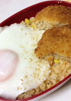 具だくさんえびピラフで お月見弁当-レシピのメイン写真