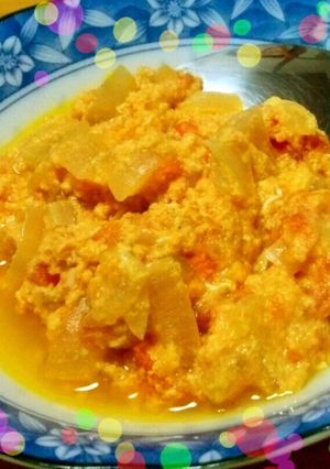 トマトの卵とじ~ママの味~-レシピのメイン写真