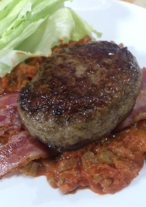 我が家の手作りハンバーグ-レシピのメイン写真