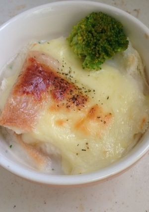 簡単に！朝からほっとなパングラタン-レシピのメイン写真
