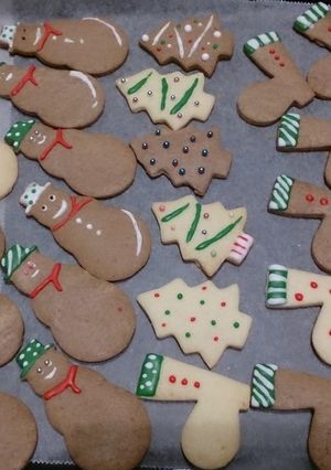 ☆クリスマス☆型抜きアイシングクッキー-レシピのメイン写真