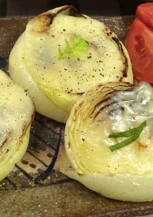 魚焼きグリルで！玉ねぎのグリエ　-レシピのメイン写真