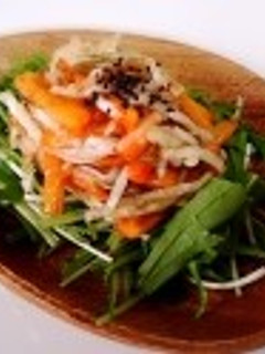 無塩料理☆柿と大根のなますサラダ-レシピのメイン写真