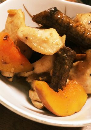 コク旨〜♡鶏肉とかぼちゃの味噌バター炒め-レシピのメイン写真