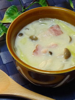 キャベツとベーコンとシメジの温かスープ-レシピのメイン写真