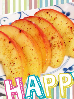 簡単♡フライパンで焼きりんご!シナモン味-レシピのメイン写真