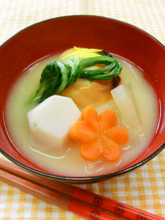 京風お雑煮 ~白みそ仕立て~-レシピのメイン写真