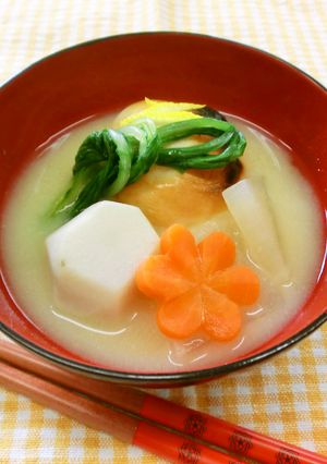 京風お雑煮　～白みそ仕立て～-レシピのメイン写真