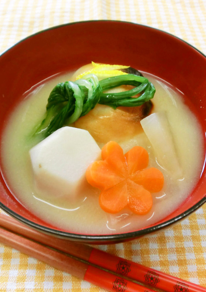京風お雑煮　～白みそ仕立て～-レシピのメイン写真