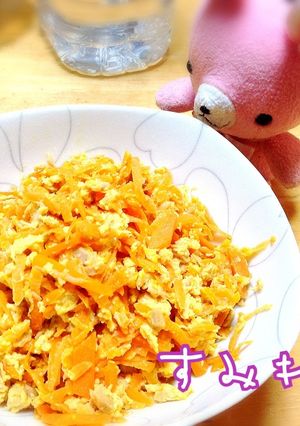 白だしでにんじんしりしり♪-レシピのメイン写真
