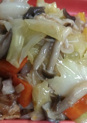 フライパンで簡単！野菜炒め-レシピのメイン写真