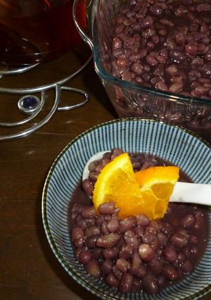 小豆の甘味うすあじ洋酒のおもてなし-レシピのメイン写真
