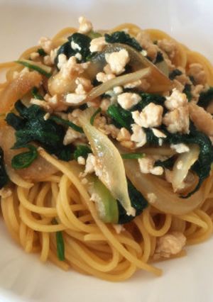 麺つゆで簡単！和風パスタ-レシピのメイン写真
