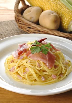 さっぱり生ハムのペペロンチーノ-レシピのメイン写真