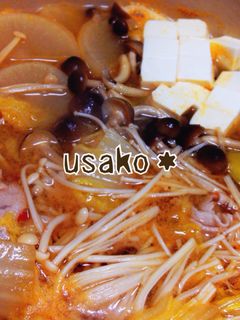 簡単★ピリ辛な麻婆鍋-レシピのメイン写真