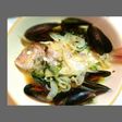 コストコのムール貝で魚の蒸し料理