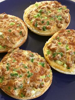 納豆トースト-レシピのメイン写真