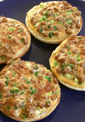 納豆トースト-レシピのメイン写真