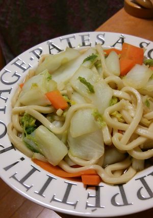 白菜の煮込みうどん-レシピのメイン写真