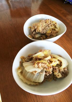 水も出汁もなし！白菜と挽肉のトロトロ煮-レシピのメイン写真