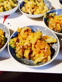 白菜とひき肉のしょうが炒め-レシピのメイン写真