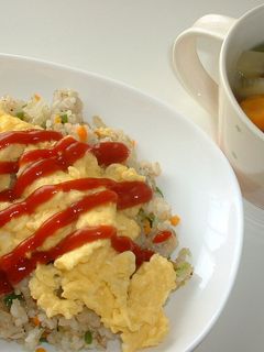 あっさり味・・玄米オムライス-レシピのメイン写真