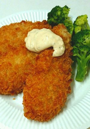 チーズチキンカツのタルタルソース添え-レシピのメイン写真