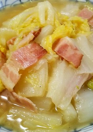 簡単！洋風トロトロ白菜煮-レシピのメイン写真