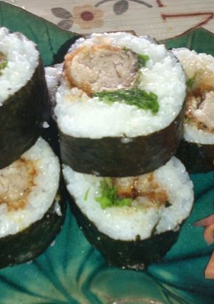 ガッツリ！肉食系のためののり巻き-レシピのメイン写真