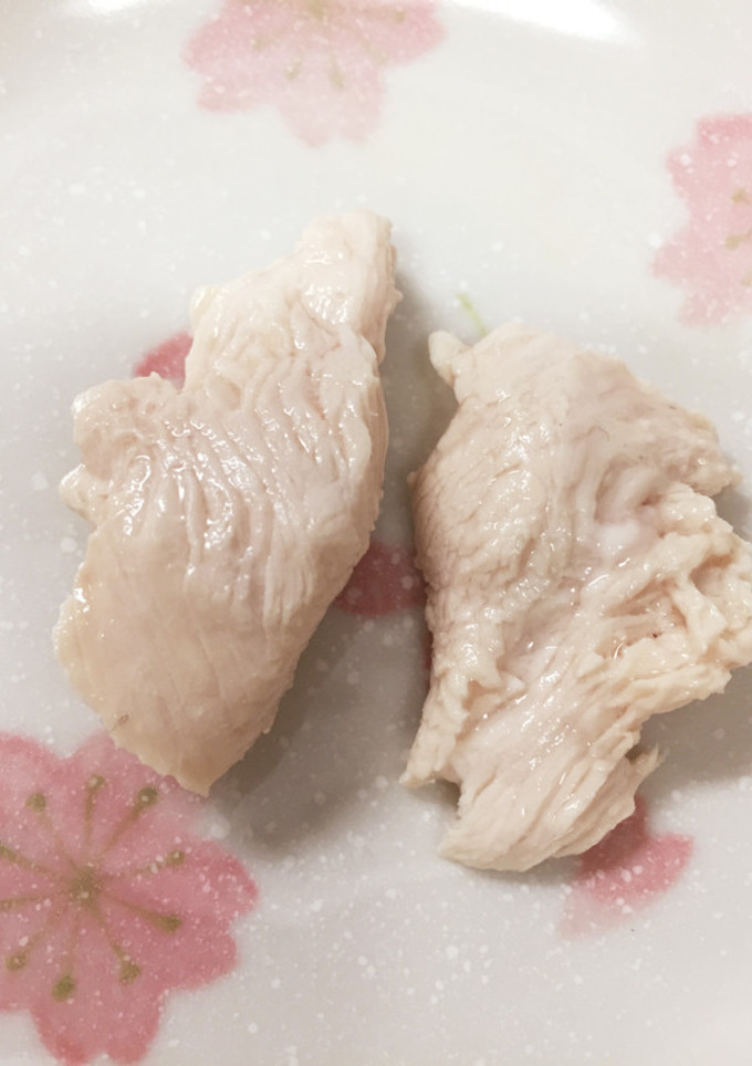 離乳食 後期後半 〜鶏ささみと鶏スープ〜-レシピのメイン写真