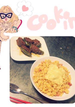 明太子チーズチャーハン-レシピのメイン写真