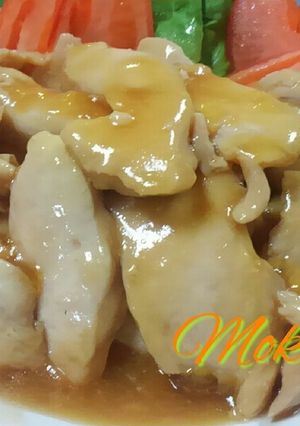 鶏むね肉☆はちみつ照り焼き♪-レシピのメイン写真