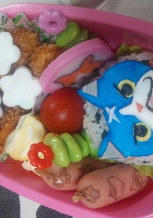 妖怪ウォッチ☆フユニャン☆キャラ弁-レシピのメイン写真