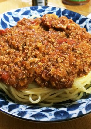 ボリューム満点スパゲッティーミートソース-レシピのメイン写真