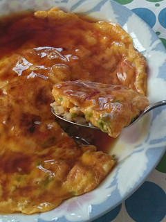 蟹玉甘酢あんのせ五目炒飯-レシピのメイン写真