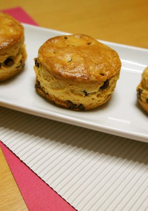 水玉模様のチョコチップスコーン-レシピのメイン写真