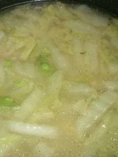 白菜とツナのスープ-レシピのメイン写真