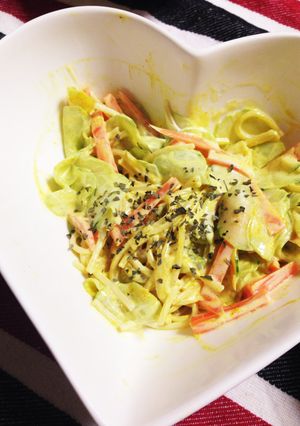 ○パスタサラダカレー風味-レシピのメイン写真