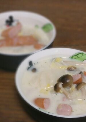 野菜たっぷりミルクスープ-レシピのメイン写真