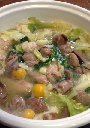 塩バター 鶏のメリメロ鍋-レシピのメイン写真