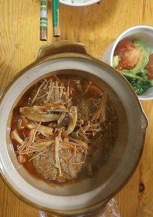 レンジでハンバーグ！-レシピのメイン写真