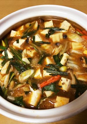 ズボラ麻婆豆腐鍋-レシピのメイン写真