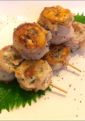 ＊くるくる梅チー豚串＊-レシピのメイン写真