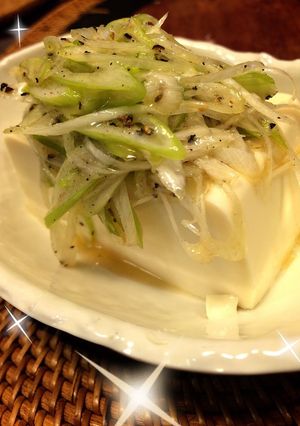 簡単塩ねぎ冷や奴-レシピのメイン写真