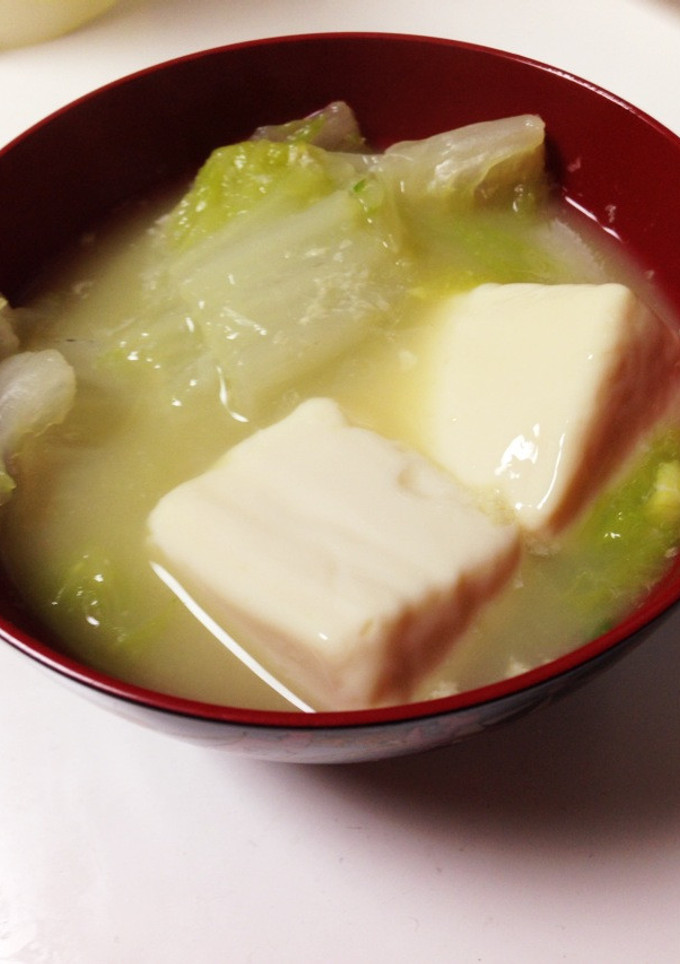 とろとろ〜♪湯豆腐白菜☆-レシピのメイン写真